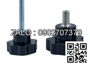 Bông mai M6x35mm/M8x16mm, núm vặn ren ngoài, bulong tay vặn núm nhựa