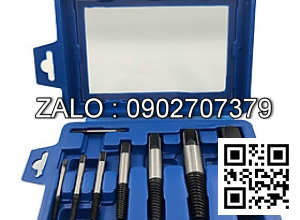 Bộ tháo bu lông ốc vít gãy 8 cây (3-26mm), dụng cụ mở ốc vít, mũi khoan lấy ốc gãy LS700402