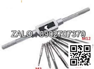 Bộ tay quay taro tạo ren trong 10 chi tiết M3-M12