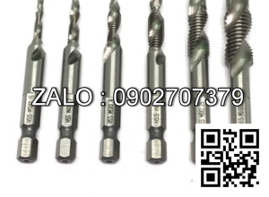 Bộ 6 mũi khoan Taro Ren M3-M10 chân lục giác