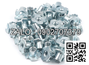 Tán chấu xi trắng kẽm hệ mm/hệ inch