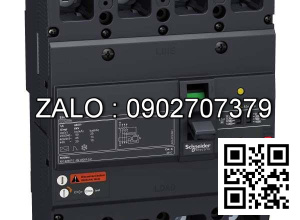 CB khối chống giật Schneider EZCV250H4160 160A 36kA 4P