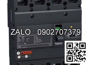 CB khối chống giật Schneider EZCV250N4150 150A 25kA 4P