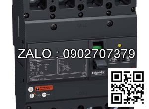 CB khối chống giật Schneider EZCV250N4125 125A 25kA 4P