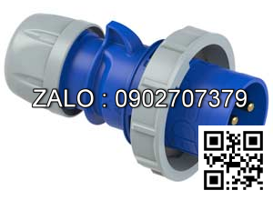 Phích cắm CN 1 pha PCE 2P+E, 16A/6h-220V, IP44