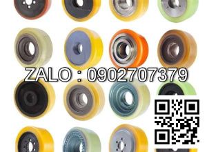 Đắp PU bánh xe nâng điện Shinko