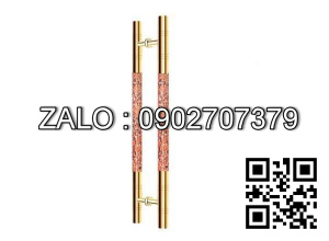 TAY CỬA KÍNH – ĐÁ ĐỎ ĐẦU VÀNG