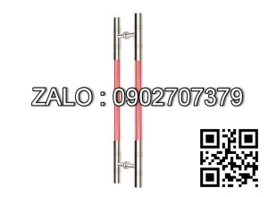 TAY CỬA KÍNH MICA – SỌC ĐỎ