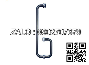 Tay nắm phòng tắm kính phi 25 màu đen