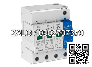 Thiết bị cắt lọc sét 3 pha V20-C/3+NPE FS 280 OBO 5094668