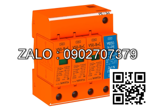 Chống sét lan truyền V50-B+C/3+NPE (280V, 3P, Imax 50kA N-PE) OBO 5093654