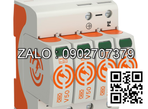 Chống sét lan truyền V50-4-280 (280V, 4P, Imax 50kA) OBO 5093513