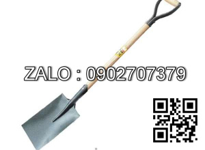 Xẻng cán gỗ Bosi BS561346 1150mm