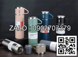 Bộ bình giữ nhiệt kèm tách Vaccum (Kiện 24 bộ)
