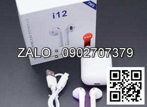 Tai Nghe Điện Thoại Bluetooth I12 Airpods (2 Tai)