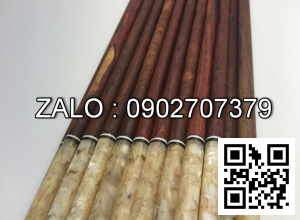 Bộ 10 Đôi Đũa Ăn Gỗ Cẩm Lai Tự Nhiên Cao Cấp Đầu Gắn Ốc Biển Trắng