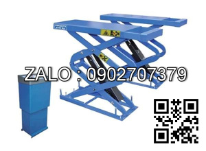 Cầu nâng ô tô kiểu xếp 3.5 tấn, bàn rộng, 2 tầng nâng 3.5MSI