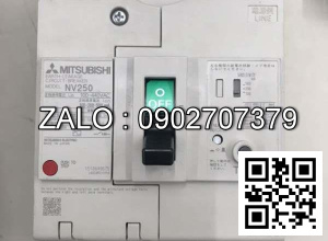 CB khối chống giật Mitsubishi NV250-HV 3P 175A 75kA 1.2.500mA