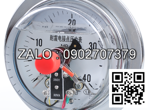 Dong ho ap 3 kim inox, 0-10bar, DC10…30V