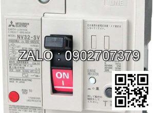 CB khối chống giật Mitsubishi NV32-SV 3P 20A 5kA 1.2.500mA