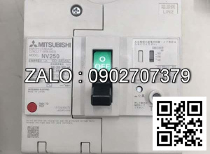 CB khối chống giật Mitsubishi NV250-CV 3P 175A 25kA 1.2.500mA