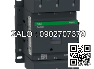 Contactor Schneider LC1D150BD 150A 1NO+1NC 75kW 24VDC