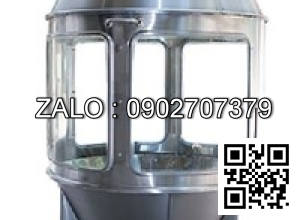 Lò quay vịt bằng có kính 80 OKASU KS-LQVT80K