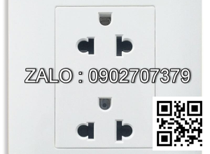 Bộ ổ cắm đôi 3 chấu Clipsal / Schneider E84426UES2_WE_G19