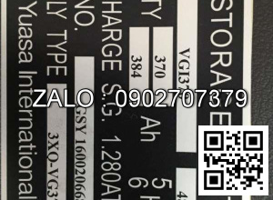 Bình xe điện GS YUASA 48 v 370AH