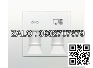 Bộ 2 ổ cắm mạng Clipsal / Schneider KB32TS_RJ5E