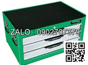 Tủ đồ nghề 3 ngăn màu xanh, chống lậtTOPTUL 104 chi tiết Pro-line GCAZ0013