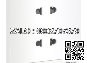 Bộ 2 ổ cắm 2 chấu Clipsal / Schneider E83426U2_WE_G19