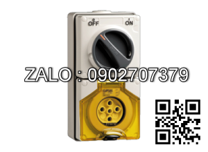 Bộ ổ cắm có công tắc Clipsal / Schneider S56C540GY