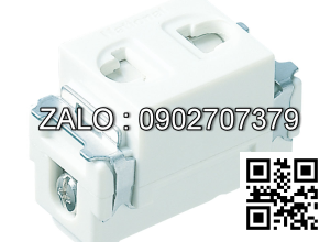 Ổ cắm có màn che Panasonic WNV1081-7W