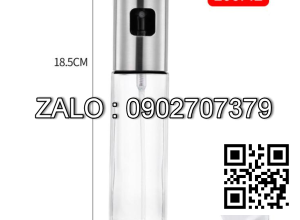 Bình xịt dầu ăn thuỷ tinh phun sương (Kiện 100 chai)