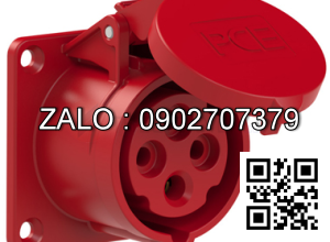 Ổ cắm (đế âm) CN 3 pha 4P, 16A/6h - 400V - PCE/Mennekes