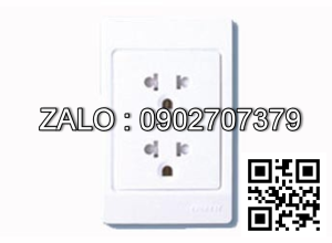Ổ cắm đôi 3 chấu Chengli