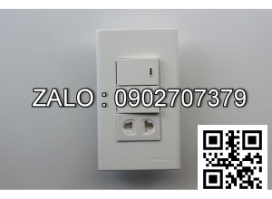 Bộ 2 công tắc + 1 Ổ cắm Panasonic Wide