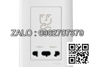 Ổ cắm dao cạo râu Schneider Zencelo A A84727_WE (Màu trắng)