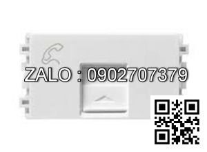 Ổ cắm điện thoại Schneider Zencelo A 8431SRJ4_WE_G19 ( Màu trắng)