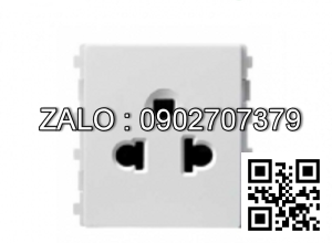 Ổ cắm đơn 3 chấu Schneider Zencelo A 84426MUES_WE_G19 ( Màu trắng)