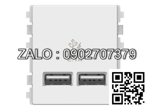 Ổ cắm USB Schneider Zencelo A 8432USB_WE (Màu trắng)