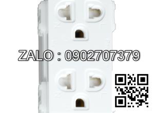 Ổ cắm đôi 3 chấu có màn che Panasonic