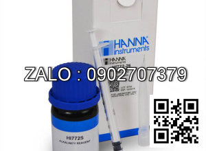 Thuốc thử của máy đo độ kiềm bể nuôi nước mặn Hanna HI772, model Hanna HI772-26 (25 lần)