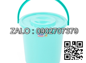 Xô nhựa tròn Duy Tân 20L (có nắp)