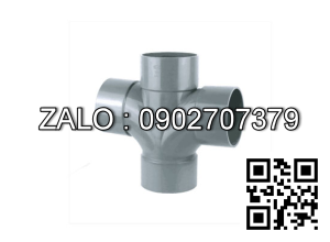 Tứ thông 88 độ nhựa phi 114 Tiền Phong