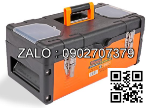 Thùng đồ nghề bằng nhựa đáy sắt Asaki 400x200x190mm AK-9965