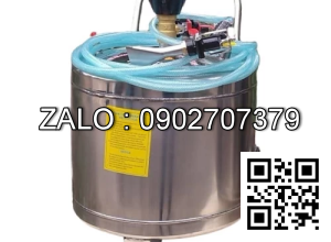Thùng phun bọt tuyết 70 lít, vỏ bằng thép không gỉ