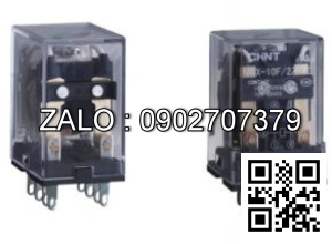 Relay trung gian 8 chân tròn Chint JQX-10F/2Z-24VAC