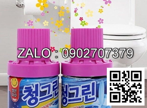 Thùng 24 chai thả bồn cầu (màu tím) (Kiện 10 thùng)
